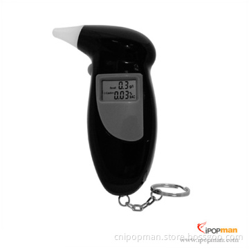Protable Keychain Alcohol Tester Breath Analyzer with 5PCS Mouthpiece